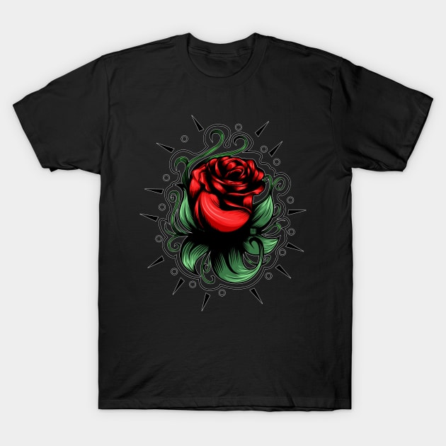 Amazing Rose T-Shirt by adamzworld